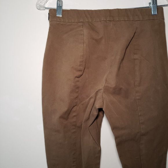 Everlane Olive Green Side Zipper Ankle Pants 4 - Picture 5 of 7